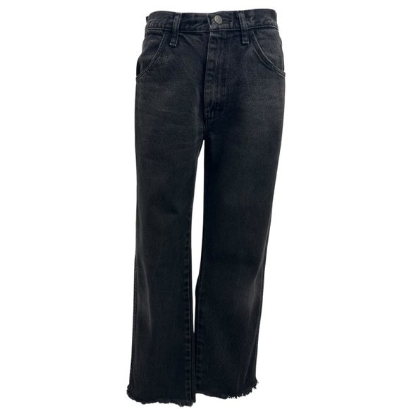 Rustler Straight Black Frayed Jeans size 30 - Picture 7 of 16